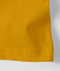 OPLU Women's Regular Fit Mandala Leaf Cotton Graphic Printed V Neck Half Sleeves Tshirt. Trendy, Trending Tshirts, Offer, Discount, Sale.(Pooplu_Yellow_L)-thumb4