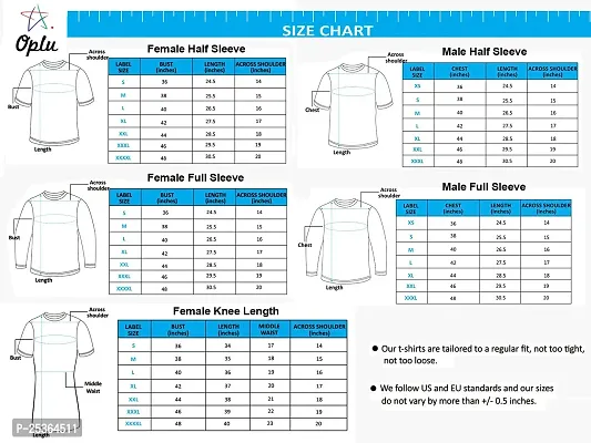 OPLU Men's Regular Fit Super Premium Plain 100% Cotton V Neck Half Sleeves Multicolour Pootlu T Shirt. Casual, Trendy, Stylish Tshirts and Tees-thumb4