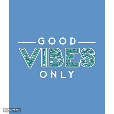 OPLU Graphic Printed Womens Good Vibes only Cotton Printed V Neck Full Sleeves Tshirt. Trendy, Trending Tshirts, Offer, Discount, Sale, (Blue_3XL)-thumb3