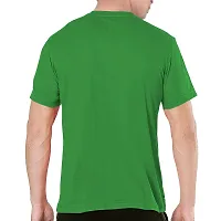 OPLU Men's Punjabi Text Cotton Graphic Printed V Neck Half Sleeves Tshirt. Trendy, Trending Tshirts, Offer, Discount, Sale.(Pooplu_Green_M)-thumb1