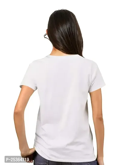 OPLU Graphic Printed Women Tshirt Love Hustle Cotton Printed V Neck Half Sleeves Multicolour T Shirt. Trending, Text, Quotes Tshirts-thumb2