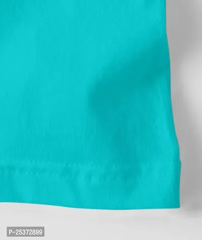 OPLU Women's Regular Fit Lotus Yoga Cotton Graphic Printed V Neck Half Sleeves Yoga Tshirt. Trendy, Trending Tshirts, Offer, Discount, Sale.(Pooplu_Lightblue_XL)-thumb5
