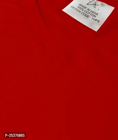 OPLU Men's Punjabi Text Cotton Graphic Printed V Neck Half Sleeves Tshirt. Trendy, Trending Tshirts, Offer, Discount, Sale.(Pooplu_Red_L)-thumb4