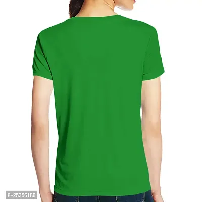 OPLU Graphic Printed Women Tshirt Believer Cotton Printed V Neck Half Sleeves Multicolour T Shirt. Text, Trending, Stylish Tshirts-thumb2