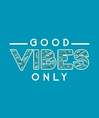 OPLU Graphic Printed Womens Good Vibes only Cotton Printed V Neck Full Sleeves Tshirt. Trendy, Trending Tshirts, Offer, Discount, Sale-thumb2