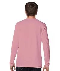 OPLU Men's Freedom Cotton Graphic Printed Round Neck Full Sleeves Tshirt. Trendy, Trending Tshirts, Offer, Discount, Sale.(Pooplu_Babypink_L)-thumb1