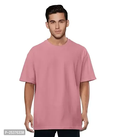 OPLU Men's Regular Fit Oversized Round Neck Multicolour Pootlu T-Shirts. 100% Cotton, Loose Tshirt, Drop Shoulder, Casual, Stylish, Plain T-Shirts