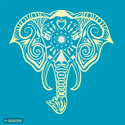 OPLU Men's Regular Fit Mandala Elephant Design Cotton Graphic Printed Round Neck Full Sleeves Multicolour T Shirt. Trending, Mandala, Pootlu, Mandala Art Tshirts-thumb3