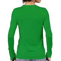 OPLU Graphic Printed Women Tshirt Om Design Cotton Printed V Neck Full Sleeves Multicolour T Shirt. Exercise, Gym, Yoga, Fitness Tshirts-thumb1