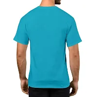 OPLU Men's Regular Fit Plain 100% Cotton V Neck Half Sleeves Multicolour Pootlu T Shirt. Casual, Trendy, Stylish Tshirts and Tees-thumb2