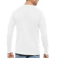 OPLU Men's Trishul Cotton Graphic Printed Round Neck Full Sleeves Tshirt. Trendy, Trending Tshirts, Offer, Discount, Sale.(Pooplu_White_L)-thumb1
