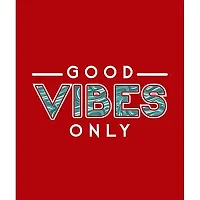 OPLU Women's Regular Fit Good Vibes only Cotton Graphic Printed V Neck Full Sleeves Tshirt. Trendy, Pootlu Trending Tshirts, Offer, Discount, Sale-thumb2
