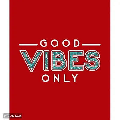 OPLU Women's Regular Fit Good Vibes only Cotton Graphic Printed V Neck Full Sleeves Tshirt. Trendy, Pootlu Trending Tshirts, Offer, Discount, Sale-thumb3