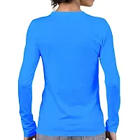 OPLU Graphic Printed Women Tshirt Believer Cotton Printed V Neck Full Sleeves Multicolour T Shirt. Text, Trending, Stylish Tshirts-thumb1