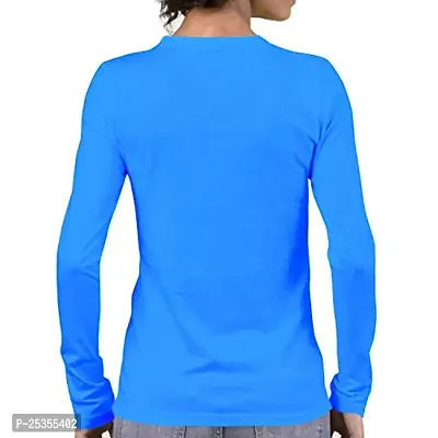 OPLU Graphic Printed Women Tshirt Believer Cotton Printed V Neck Full Sleeves Multicolour T Shirt. Text, Trending, Stylish Tshirts-thumb2