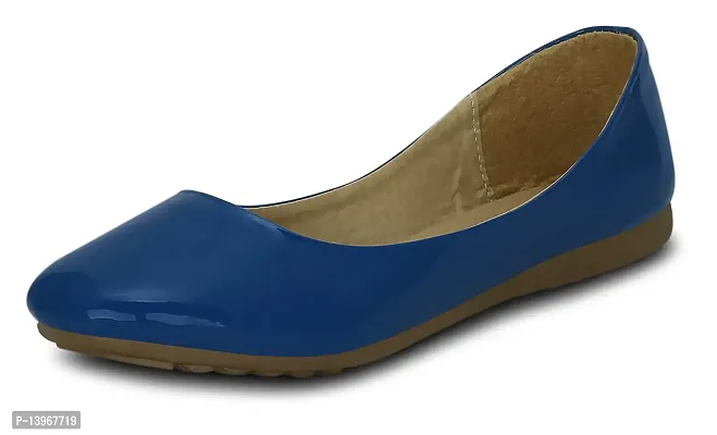 Get Glamr Women's Blue Ballroom Shoes - 39 EU (LT-RK-4374-Blue-6)