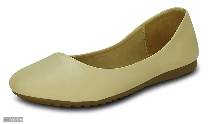 Get Glamr Women's Beige Ballroom Shoes - 36 EU (LT-RK-4374-Beige-3)