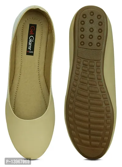 Get Glamr Women's Beige Ballroom Shoes - 36 EU (LT-RK-4374-Beige-3)-thumb5