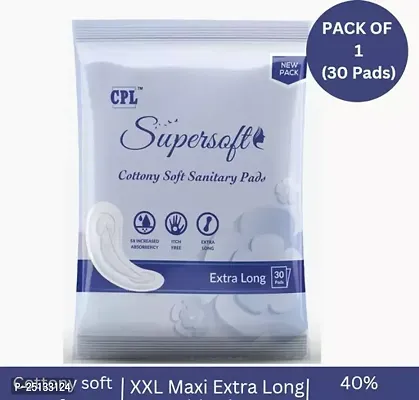 Supersoft Maxi Secure Cottony Soft Surface Sanitary Pads