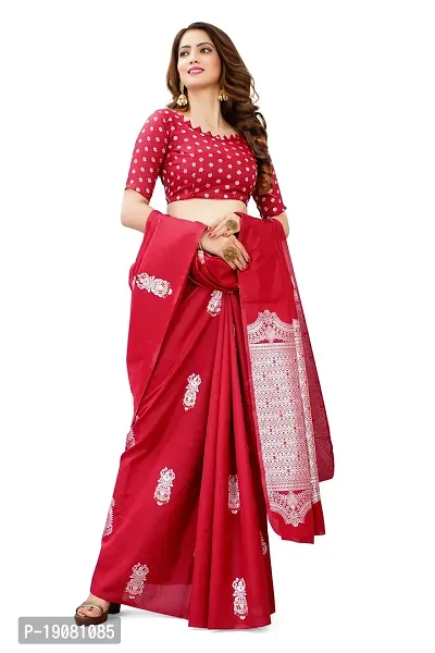 Stylish Art Silk Saree With Blouse piece