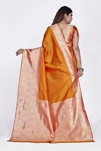 Stylish Art Silk Saree With Blouse piece-thumb1