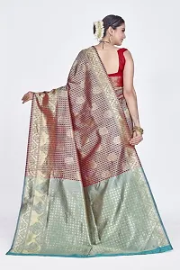 Stylish Art Silk Saree With Blouse piece-thumb1