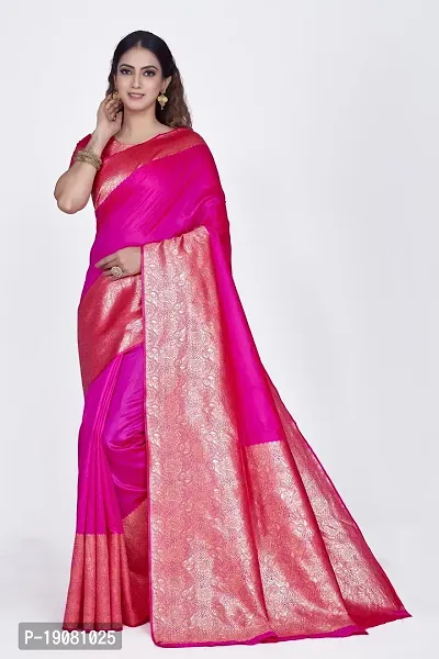 Stylish Art Silk Saree With Blouse piece