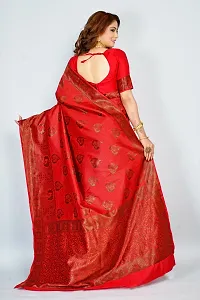 Stylish Art Silk Saree With Blouse piece-thumb1