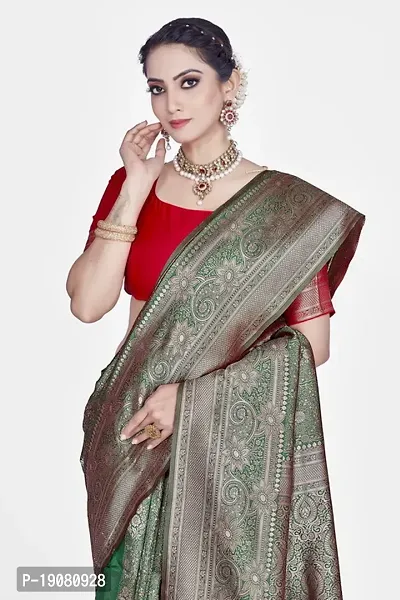 Stylish Art Silk Saree With Blouse piece-thumb3