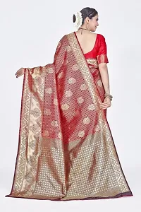 Stylish Art Silk Saree With Blouse piece-thumb1