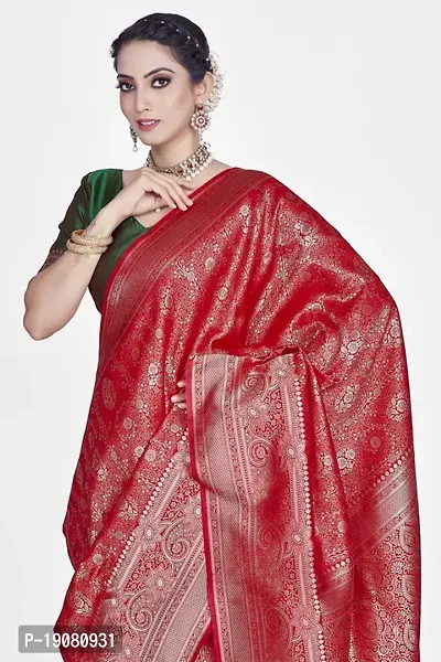 Stylish Art Silk Saree With Blouse piece-thumb3