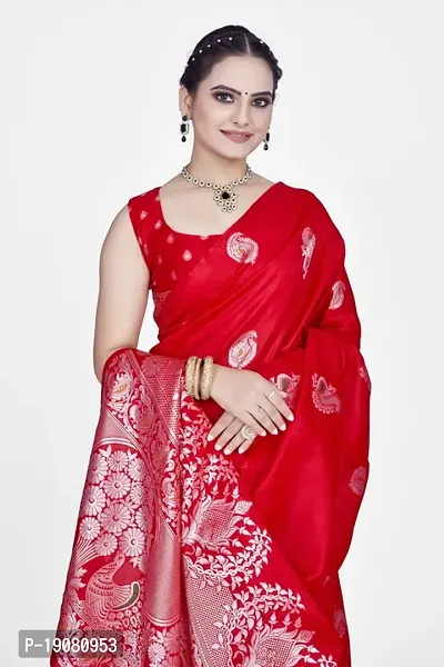 Stylish Art Silk Saree With Blouse piece-thumb3