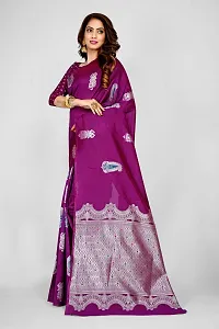 Stylish Pure Silk Saree With Blouse piece-thumb2