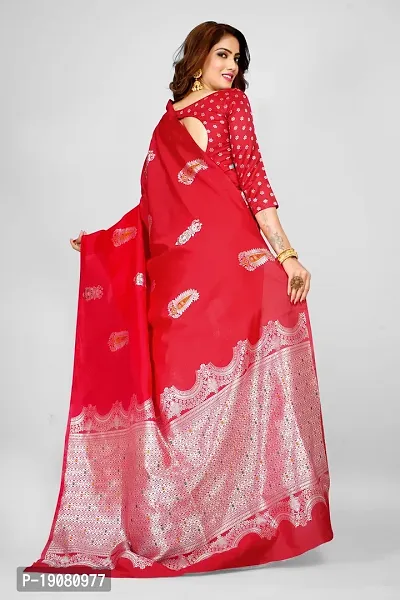 Stylish Pure Silk Saree With Blouse piece-thumb2