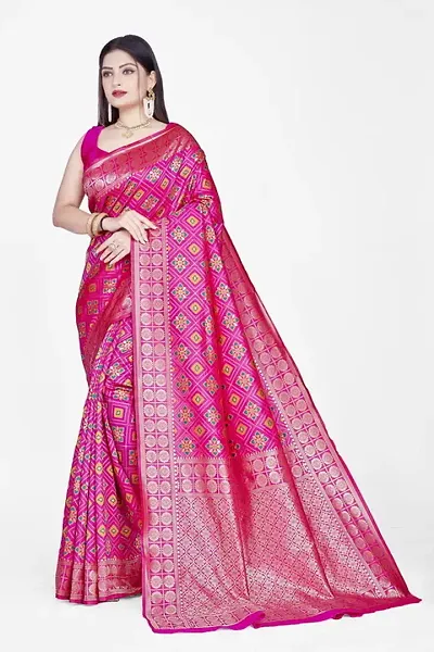 Stylish Mysore Silk Saree With Blouse Piece For Women