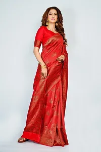 Stylish Art Silk Saree With Blouse piece-thumb2