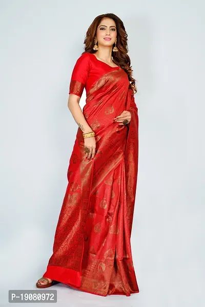 Stylish Art Silk Saree With Blouse piece-thumb3