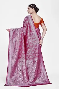 Stylish Art Silk Saree With Blouse piece-thumb1