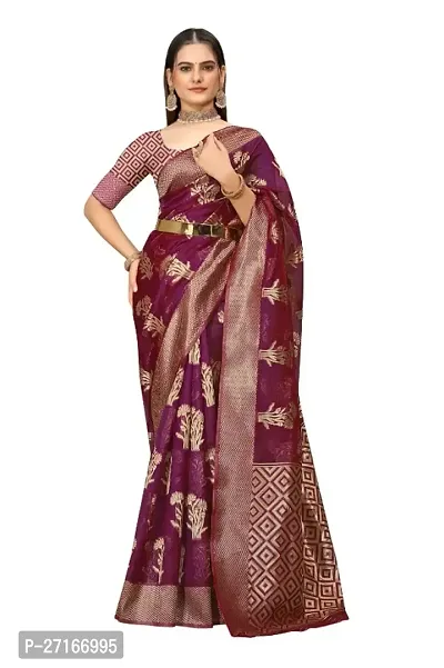 Stylish Art Silk Multicoloured Saree with Blouse piece For Women-thumb0