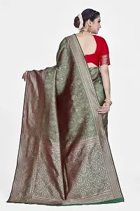 Stylish Art Silk Saree With Blouse piece-thumb1