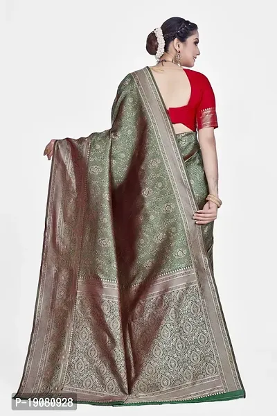 Stylish Art Silk Saree With Blouse piece-thumb2