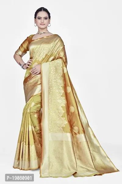 Stylish Art Silk Saree With Blouse piece-thumb0