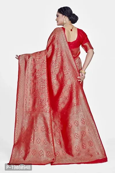 Stylish Art Silk Saree With Blouse piece-thumb2