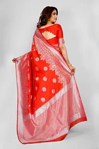 Stylish Art Silk Saree With Blouse piece-thumb1