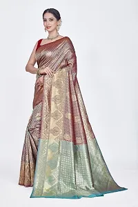 Stylish Art Silk Saree With Blouse piece-thumb3