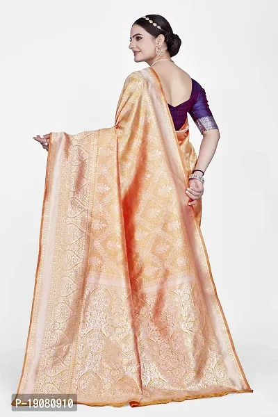 Stylish Art Silk Saree With Blouse piece-thumb2