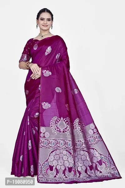 Stylish Art Silk Saree With Blouse piece