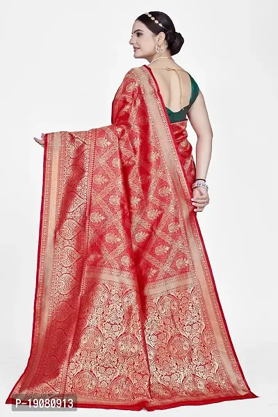 Stylish Art Silk Saree With Blouse piece-thumb2