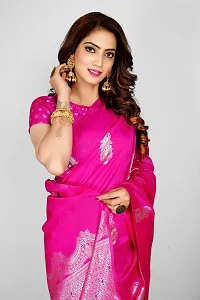 Stylish Pure Silk Saree With Blouse piece-thumb4