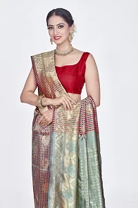 Stylish Art Silk Saree With Blouse piece-thumb2